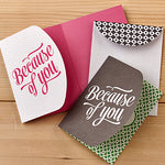 Because of You - Notecard Kit and Journal