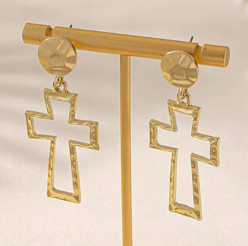 Classic Cross Earrings