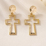 Classic Cross Earrings