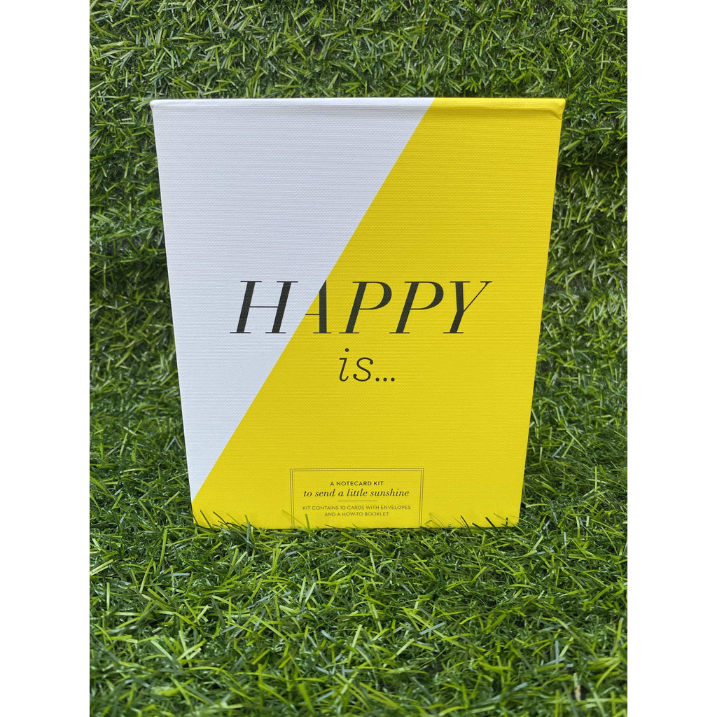 One Tribe Village Be Inspired Boxed Cards - Happy Is - A Notecard Set To Send A Little Sunshine