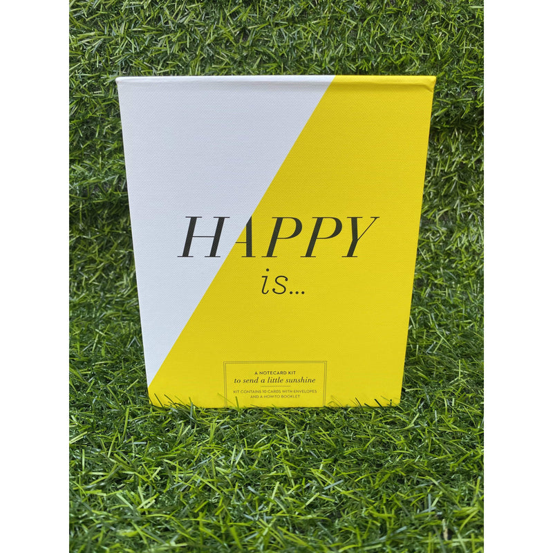 One Tribe Village Be Inspired Boxed Cards - Happy Is - A Notecard Set To Send A Little Sunshine