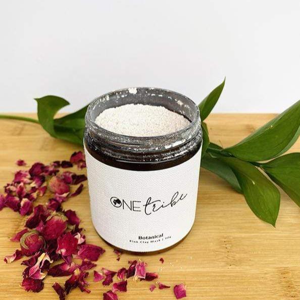 One Tribe Village Skincare Botanical Pink Clay Mask